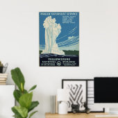 Yellowstone-Nationalpark Poster (Heimbüro)