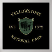 Yellowstone Nationalpark Poster (Vorne)