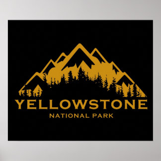 Yellowstone Nationalpark Poster
