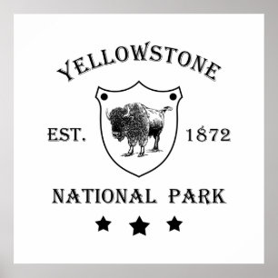 Yellowstone-Nationalpark Poster