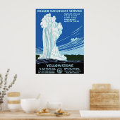 Yellowstone Nationalpark Poster (Küche)