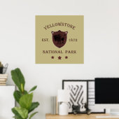 Yellowstone Nationalpark Poster (Heimbüro)