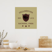 Yellowstone Nationalpark Poster (Küche)