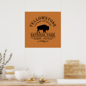 Yellowstone Nationalpark Poster (Küche)