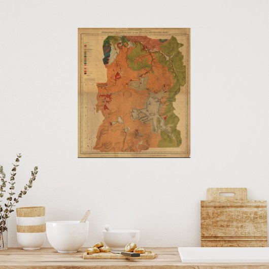 Yellowstone-Nationalpark Poster (Küche)