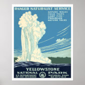 Yellowstone-Nationalpark Poster (Vorne)