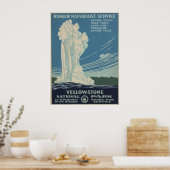 Yellowstone-Nationalpark Poster (Küche)