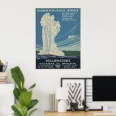 Yellowstone-Nationalpark Poster (Heimbüro)