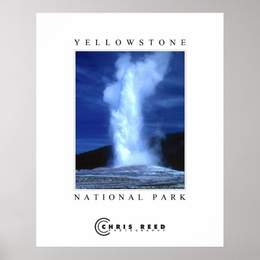 Yellowstone-Nationalpark Poster (Vorne)