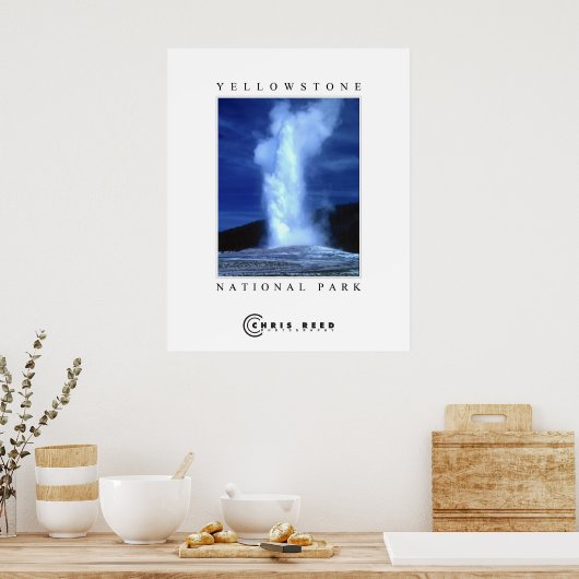 Yellowstone-Nationalpark Poster (Küche)