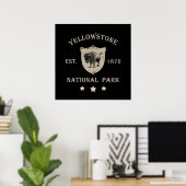 Yellowstone Nationalpark Poster (Heimbüro)