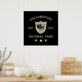 Yellowstone Nationalpark Poster (Küche)