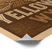 Yellowstone Nationalpark Poster - Landschaftliche (Ecke)