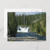 Yellowstone-Nationalpark Postkarte (Vorne/Hinten)