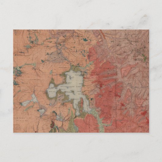 Yellowstone-Nationalpark Postkarte (Vorderseite)