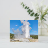 Yellowstone-Nationalpark Postkarte (Stehend Vorderseite)