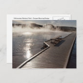 Yellowstone-Nationalpark Postkarte (Vorne/Hinten)