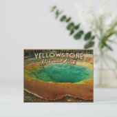 Yellowstone-Nationalpark Postkarte (Stehend Vorderseite)