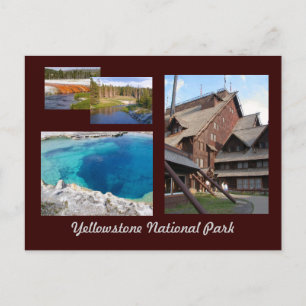 Yellowstone-Nationalpark Postkarte