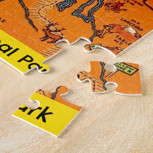 Yellowstone Nationalpark Puzzle (Seite)