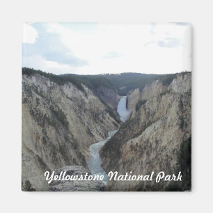Yellowstone Nationalpark Quadrat-Magnet Magnet