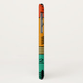 Yellowstone Nationalpark Retro Wyoming USA Bison Case-Mate iPhone Hülle (Hinten/Links)