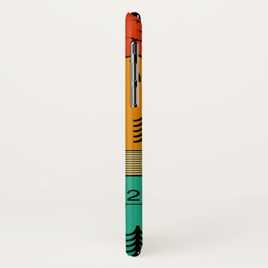 Yellowstone Nationalpark Retro Wyoming USA Bison Case-Mate iPhone Hülle (Hinten/Links)