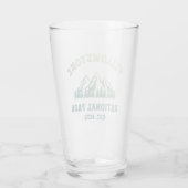 Yellowstone Nationalpark Rodelbahn Camping Glas (Rückseite)