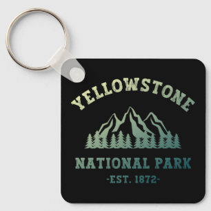Yellowstone Nationalpark Rodelbahn Camping Schlüsselanhänger