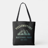 Yellowstone Nationalpark Rodelbahn Camping Tasche (Rückseite)
