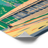 Yellowstone Nationalpark Roosevelt Lodge Cabins Poster (Ecke)