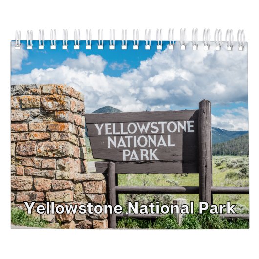 Yellowstone Nationalpark Sammlung Mauer Kalender (Titelbild)
