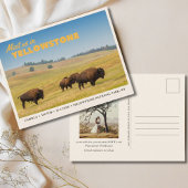 Yellowstone Nationalpark Save the Date Postcard Postkarte