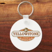 Yellowstone-Nationalpark Schlüsselanhänger (Vorderseite)