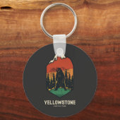Yellowstone-Nationalpark Schlüsselanhänger (Vorderseite)