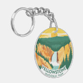 Yellowstone-Nationalpark Schlüsselanhänger (Vorderseite links)
