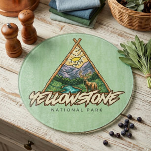 Yellowstone-Nationalpark Schneidebrett