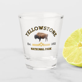 Yellowstone Nationalpark Showglass Schnapsglas