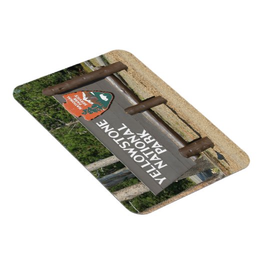 Yellowstone Nationalpark, signe, Wyoming, U.S. Magnet (Rechte Seite)