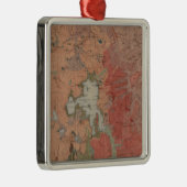 Yellowstone Nationalpark Silbernes Ornament (Rechts)