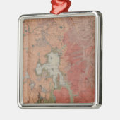 Yellowstone Nationalpark Silbernes Ornament (Links)