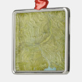 Yellowstone Nationalpark Silbernes Ornament (Links)