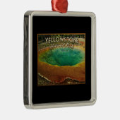 Yellowstone-Nationalpark Silbernes Ornament (Rechts)