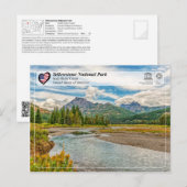 Yellowstone Nationalpark - Soda Butte Creek Postkarte (Vorne/Hinten)