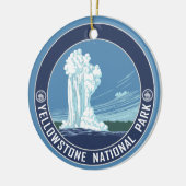 Yellowstone Nationalpark Souvenir Keramik Ornament (Links)