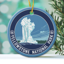 Yellowstone Nationalpark Souvenir Keramik Ornament