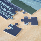 Yellowstone Nationalpark Souvenir Puzzle (Seite)