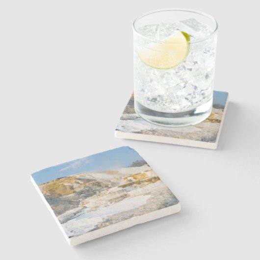 Yellowstone Nationalpark Steinuntersetzer (Seitenansicht)