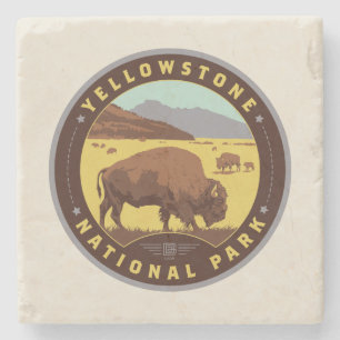 Yellowstone-Nationalpark Steinuntersetzer