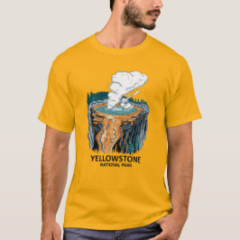 Yellowstone Nationalpark Supervulkan T-Shirt